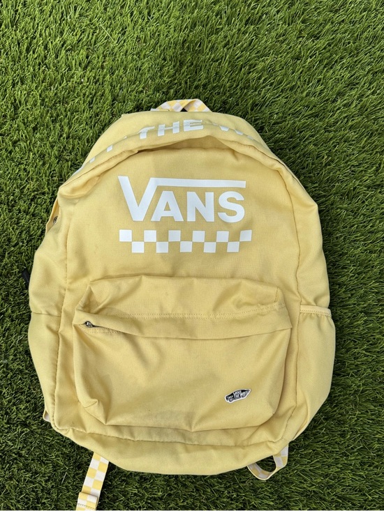 Vans Handbags - Vans Off The Wall Yellow/white Skateboard Backpack Travel Gym School